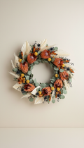 Dried Floral & Greenery Statement Wreath